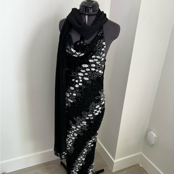 Terani Couture - Beaded Maxi Dress - Size 6 - BNWT - Picture 1 of 13